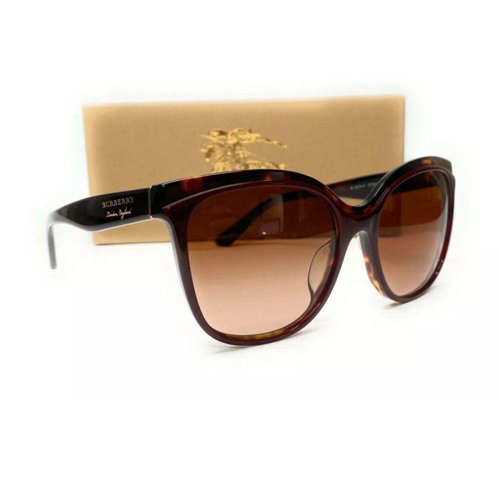 Burberry Women's Bordeaux Havana Brown Sunglasses!